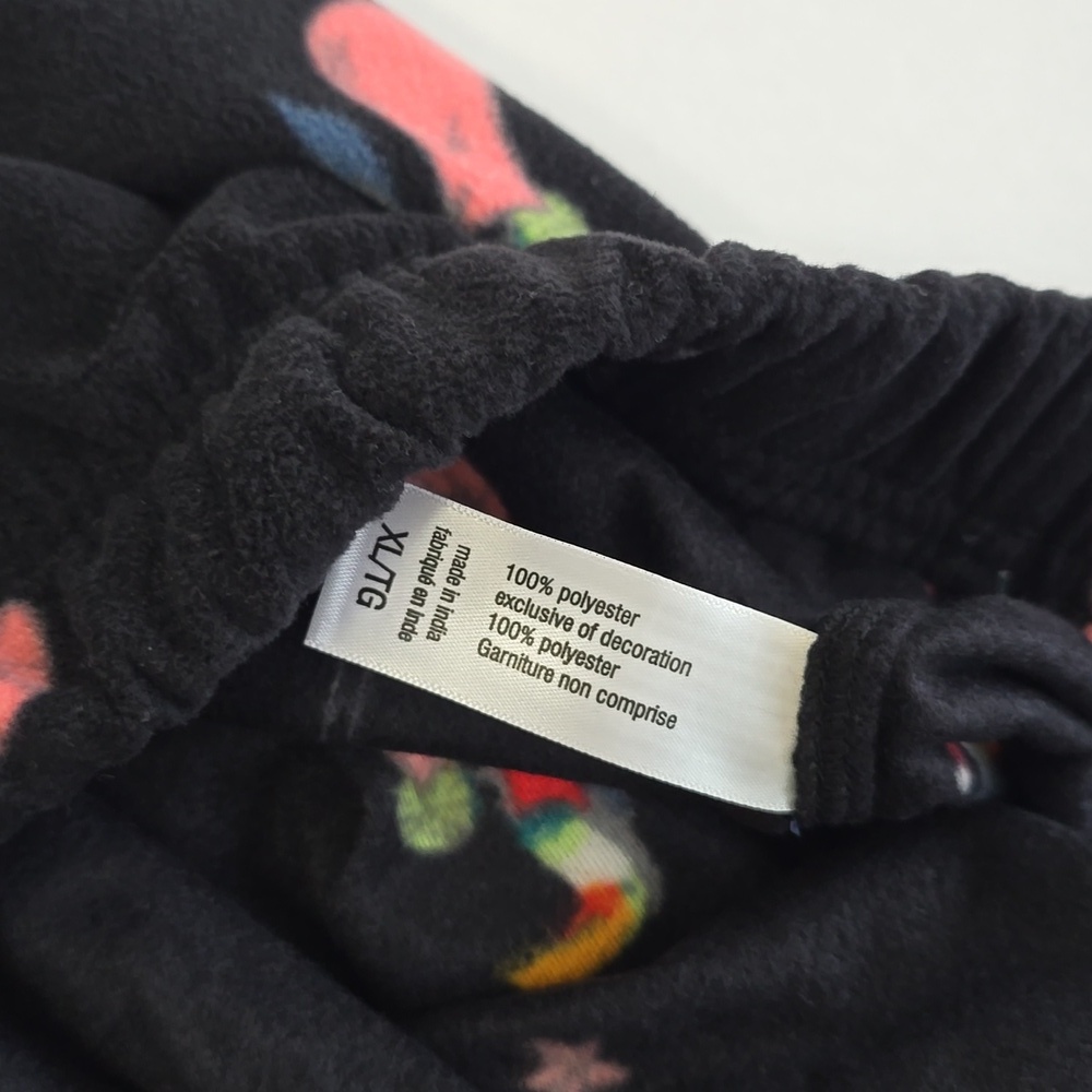 NWT Tommy Bahama Men's Fleece Pants Tropical Toucan Black Size XL - Picture 15 of 16